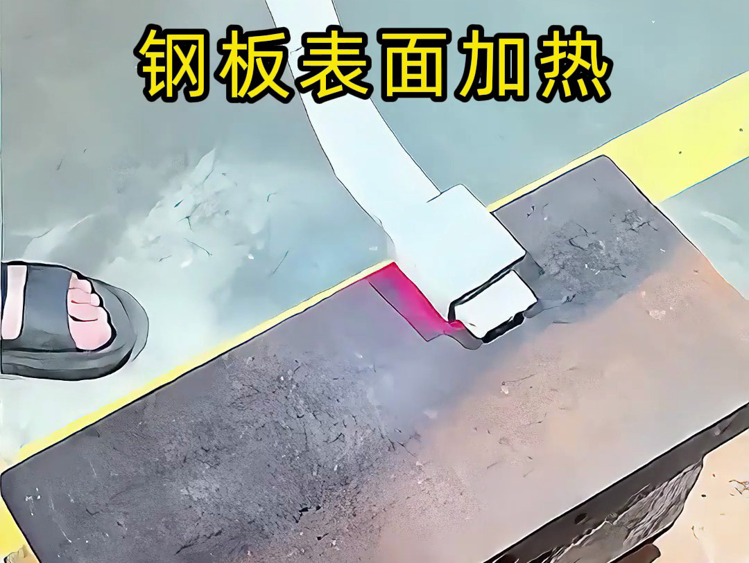 钢板表面加热无需愁！海拓手持式高频加热机：即放即热